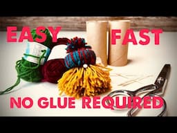 Easy- Fast Holiday Craft - NO GLUE REQUIRED #easy #holiday #craft