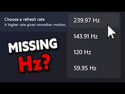 Why Your Monitor Refresh Rate Is Wrong