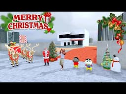 GTA 5 : Franklin Shinchan & Blackchan Celebrate Christmas IN (INDIAN BIKE DRIVING 3D)