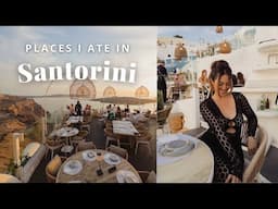 Greece Restaurants | The Best Picturesque Spots We Tried in Santorini