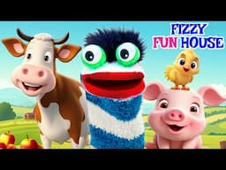 Old MacDonald Had A Farm | Fizzy & Phoebe Sing Nursery Rhymes | Fizzy Fun House Kids Songs