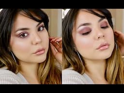 Affordable Fall Makeup | Matte Purple Daytime Look