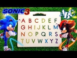 SONIC the Hedgehog 3 Movie ABC  - Learn to write ABC´s with MAGNATAB