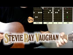 Life by the Drop ACOUSTIC Guitar Lesson - Stevie Ray Vaughan Tutorial