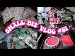 Small Business Vlog #51- Baking + Decorating Car Freshies / Packaging Orders / Restocking Products