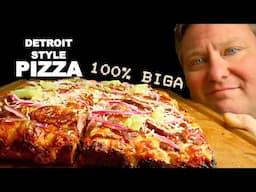 Detroit Pizza Recipe Using 100% Biga Pizza Dough