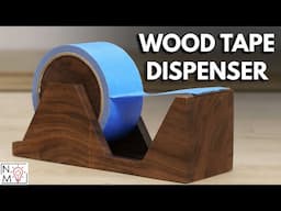 Simple Woodworking Projects: Diy Wooden Tape Holder