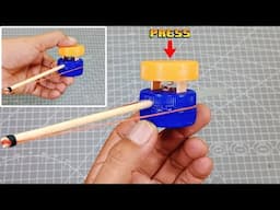 Magic Trick Bottle Caps Become Toy Gun , DIY Slingshot Gun , How To Make Slingshot Gun