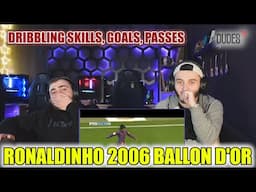 Ronaldinho 2006 👑 Ballon d'Or Level: Dribbling Skills, Goals, Passes | FIRST TIME REACTION