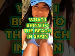 LEARN SPANISH: What I bring for a day at the beach ☀️ #comprehensibleinput #learnspanish