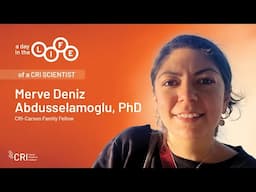 A Day in the Life of a CRI Scientist: Dr. Merve Deniz Abdusselamoglu