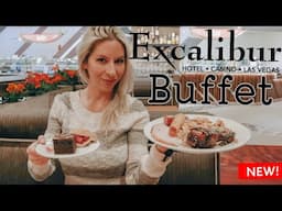 Excalibur Las Vegas Buffet: 2 for 1 Deal, What to Expect & What to Avoid! Vegas Strip Food Reviews