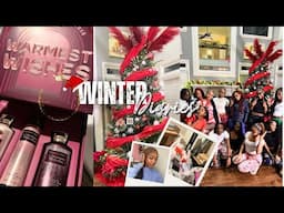 WINTER DIARIES 001 ᡣ𐭩: Christmas Shopping , Secret Santa , Friendsmas , Wrapping Gifts & More !