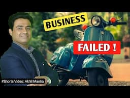 How Bajaj Scooters Failed बजाज स्कूटर क्यू फेल हुआ | Business Idea - Opportunity in Business #Shorts