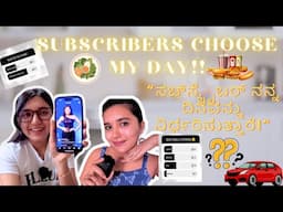 Subscribers choose my day!!!🤯