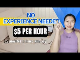 Earn $5 per hour without work experience | Legit Online Job