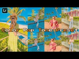 Color Pop Tone Preset | Free Lightroom Mobile Preset Tutorial Free DNG 2021 | MIHIRAKI | Pather_05