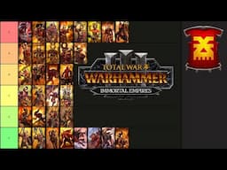 Khorne Campaign Unit Roster Tier List - Total War: Warhammer 3 Immortal Empires