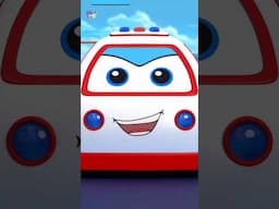 Bánh xe trên xe cứu thương #Shorts #Ytshorts #Rhymes #Vehicle #Ambulances #Bobthetrain