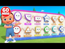 Learning Shapes and Colors with Fun Baby Matching Games | 60-Minute Educational Toy Play