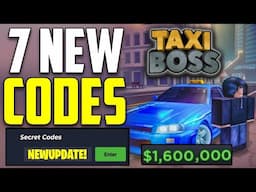 *NEW* TAXI BOSS CODES IN 2025 | TAXI BOSS CODES 2025 | TAXI BOSS CODE | CODES FOR TAXI BOSS