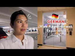 GERMAN VLOG (EN & DE Sub) 🇩🇪 | My German Visa Appointment Experience