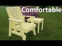 Outdoor Chair made from Construction Lumber that's Actually Comfortable!!