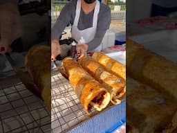 로띠 끝판왕 등장! 자이언트 초콜릿 로띠 / Giant chocolate crispy roll #shorts