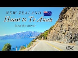 Driving Haast to Te Anau - New Zealand South Island (driving only)