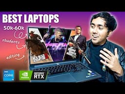 Best Laptops 50,000 - 60,000 for Students, Gamers, Editing, Coding in 2025