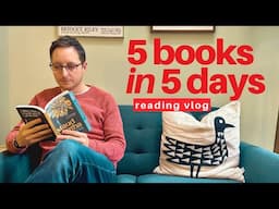 5 books in 5 days • Reading vlog 📚