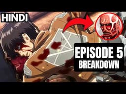 Attack On Titan Episode 5 BREAKDOWN in Detail Hindi