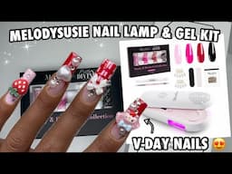 NEW MelodySusie Nail Lamp & Gel Collection Kit | Valentines Day Nails | Mini Nail Haul | MyMelody