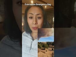 Whats in My Evacuation Go Bag 🎒! #californiafire #wildfire #socalfires #gobag #emergencybag #fires