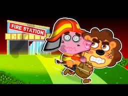 Lion Family | Police Is Saved by Daddy  Learn Safety Tips for Kids | Cartoon for Kids