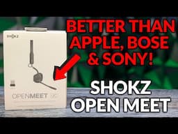 Best Bluetooth Microphone for the Past 5 Years - Shokz Open Meet Headset