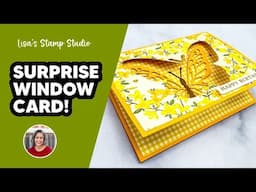 How to Make a Surprise Fancy Fold Window Card the Easy Way!