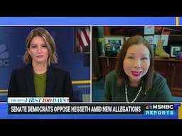 Duckworth on MSNBC Slams Pete Hegseth for Being Unfit to Lead our Nation's Military