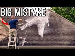 Roof Wash Mistakes That Will Cost You Thousands ($625 Job Recap Pressure Washing)