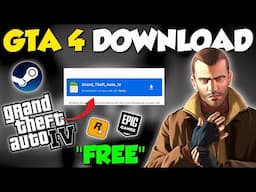 Download GTA 4 For FREE In Your PC/Laptop - No Clickbait 😍 (100% Real)