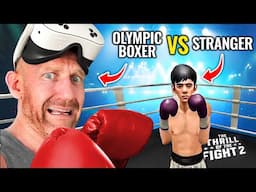 Olympic Boxer Faces the Hardest VR Opponent Ever! | Thrill Of The Fight 2 (Boxing Game)