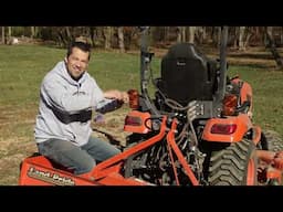 Top and Tilt Kit on a Kubota BX for box blade work