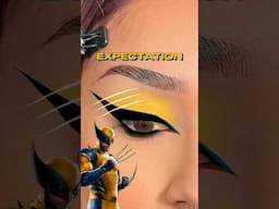 digital art vs. actual makeup: logan #wolverine #deadpoolandwolverine #makeup