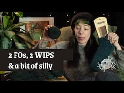 2 Finished Projects, 2 new projects & some very silly behaviour | Heather & Hops Knitting Podcast