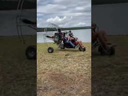 Paratrike -  Queda de aeronave experimental em lago  em Goiás #paramotor