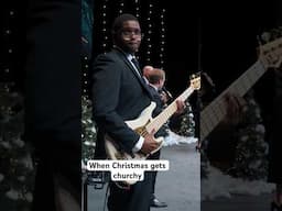 When Christmas Music Gets Churchy #travisdykes #bass #musician