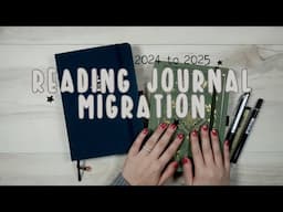 2024 to 2025 Reading Journal Migration