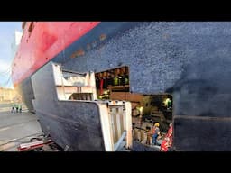 Behind the Intense Process of Repairing US Massive Icebreaker Destroyed By Fire