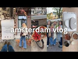 amsterdam vlog | first week of 2025, new apartment tour, skin & life updates, market day & girl time