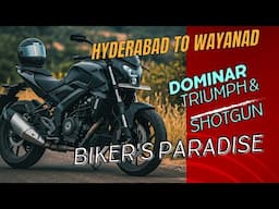 Hyderabad to Wayanad Ride Dominar Shotgun Triumph touring Gear and Safety Accessories